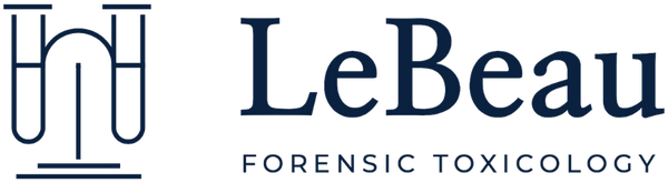 LeBeau Forensic Toxicology Logo in Blue