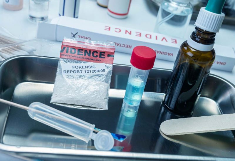Forensic toxicology evidences of substances in plastic and bottles.